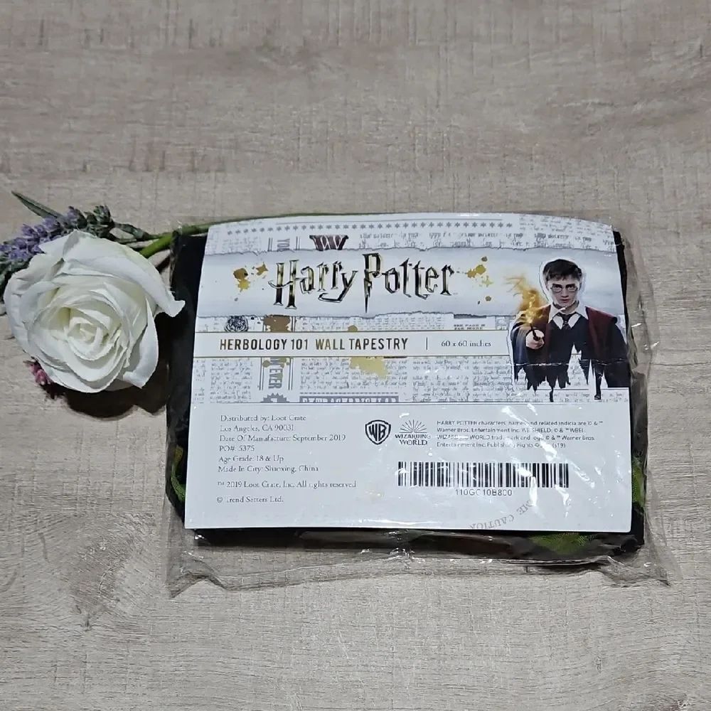 Harry Potter Herbology Wall Tapestry Loot Crate